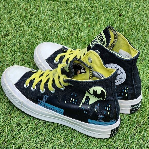 CONVERSE HI CHINATOWN BATMAN - Women's Shoes - SIZE 6.5 - Picture 7 of 10
